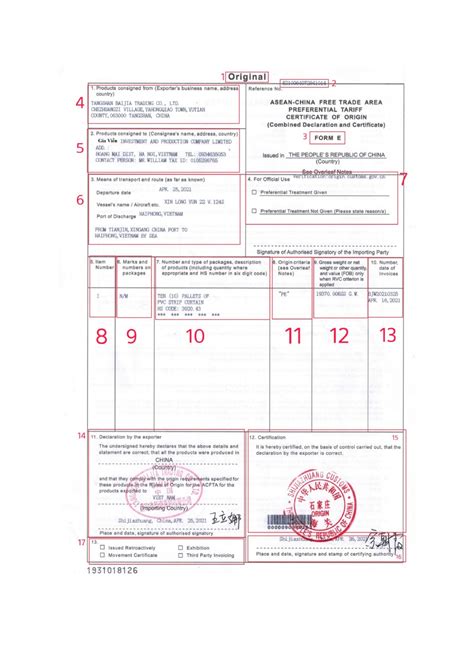 Co Thuyết Trình The Certificate Of Origin Is A Document Issued By The Producer Exporter Or