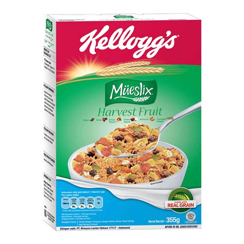 Mueslix Harvest Fruits Multigrain Cereal Kellogg S Indonesia