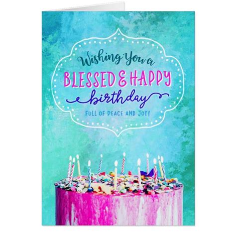 Wishing You a Blessed & Happy Birthday | Zazzle.com