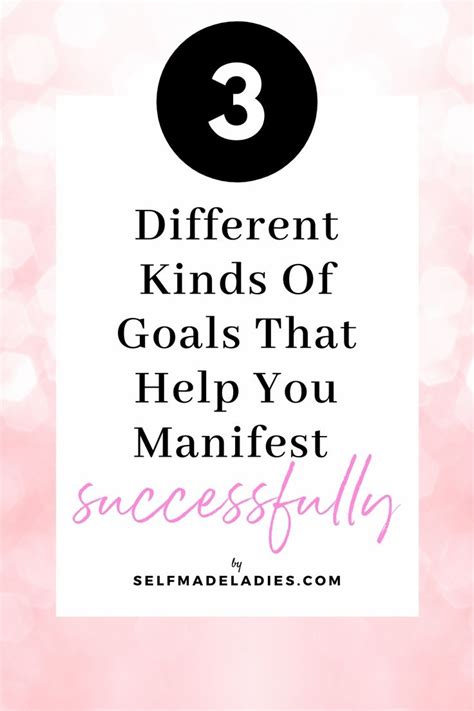 Manifestation Goals Examples - How to Write Goals for Manifesting ...