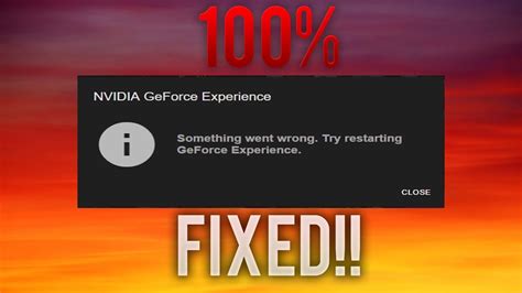 How To Fix Nvidia Geforce Experience Something Went Wrong Try