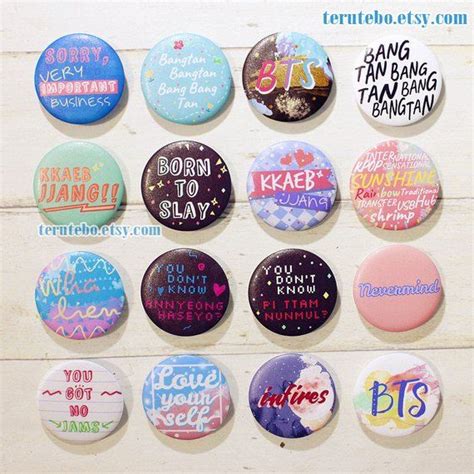 Army You Got No Jams Kkaebjjang Infires Kpop Pins Buttons Bangtan