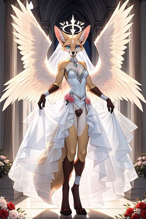 Angelic Angular Slightly Long Snout Wedding Dress Ai Porn