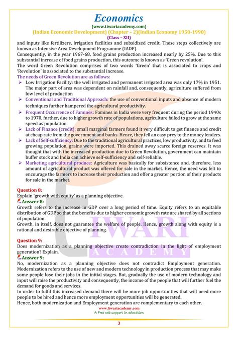 NCERT Solutions For Class 12 Indian Economic Development Chapter 2