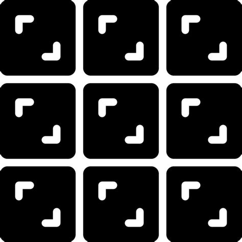 solid icon  grid view  vector art  vecteezy
