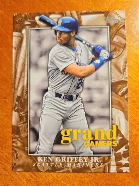 Ken Griffey Jr Topps Series Gog Grand Gamers Seattle