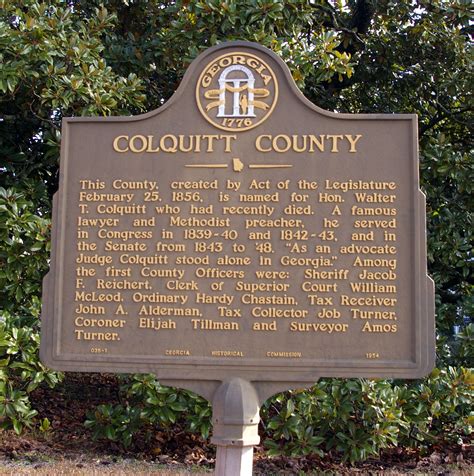 Colquitt County - Georgia Historical Society