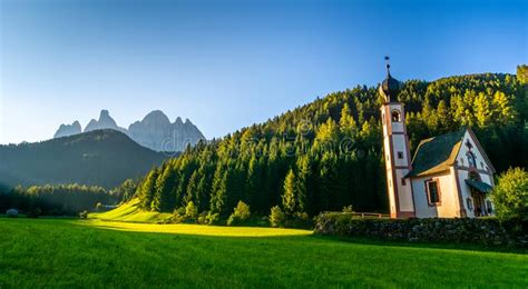 Wonderful Landscape Of The Dolomites Alps Odle Mountain Range Seceda