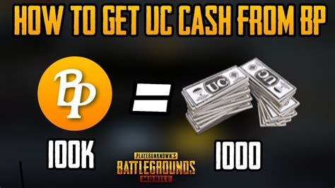 How To Convert Bp Battle Points To Uc Cash In Pubg Mobile Uc From