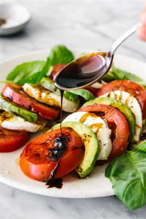 Avocado Caprese Salad Downshiftology