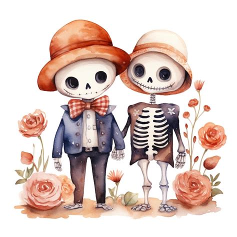 Premium Photo | Cute halloween skeleton