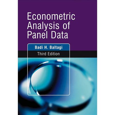 Jual Buku Badi H Baltagi Econometric Analysis Of Panel Data 2005