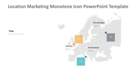 Location Marketing Monotone Icon Powerpoint Template Slidevilla