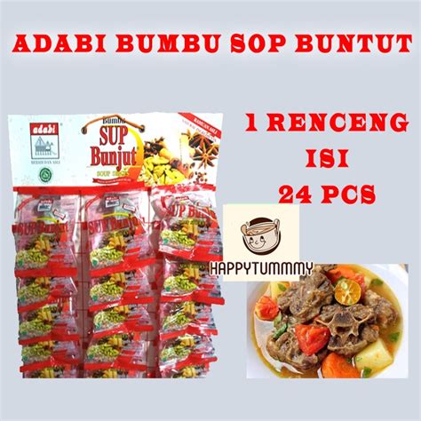 Jual 24 PCS Bumbu Adabi Sop Buntut Sop Bunjut Sop Daging Shopee Indonesia