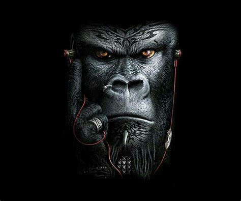 Pin by Bloody on autres | Gorilla tattoo, Gorillas art, Monkey art