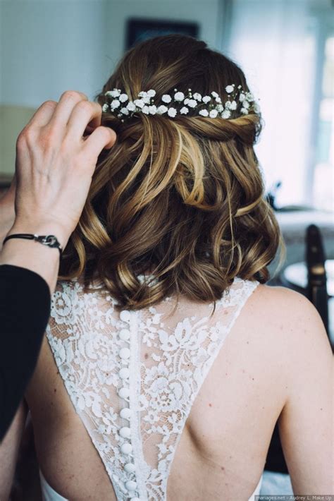 65 coiffures de mariée tendances pour la saison 2019 Short wedding