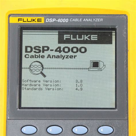 Fluke DSP 4000 Cable Analyzer With DSP LIA012 Channel Adapter