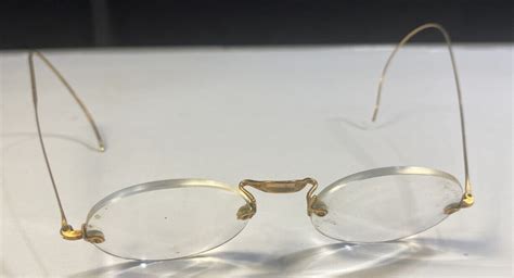 Vintage Antique Shuron Gold Filled Eyeglasses Ebay