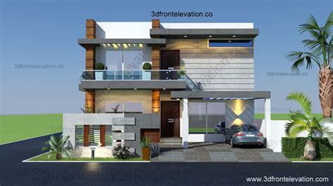 D Front Elevation Marla Houses Design Islamabad With Pictures