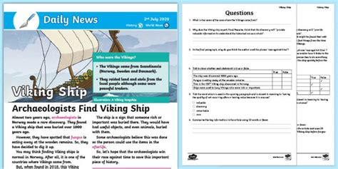 What Were Viking Longships Twinkl Homework Help Twinkl