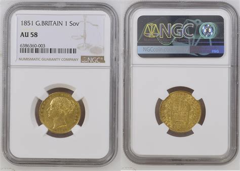 Grossbritannien Victoria Sovereign London Gold Ngc