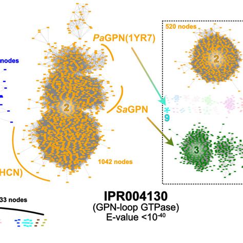 Sequence Similarity Network Ssn Of Interpro Protein Familiy Ipr