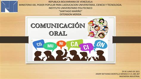 Comunicación Oral Tipos Caracteristicas Ppt