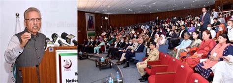 President Dr Arif Alvi Addressing The Conference Titled Traditional