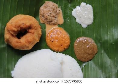 White Soft Idli Vada Chutney On Stock Photo 1578995830 | Shutterstock