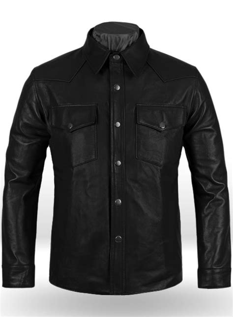 Leather Shirt Jacket 1s Leathercult Genuine Custom Leather Products Jackets For Men And Women