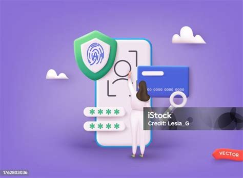 Security System In Smartphone Mobile Phone With Passcode Screen And ...