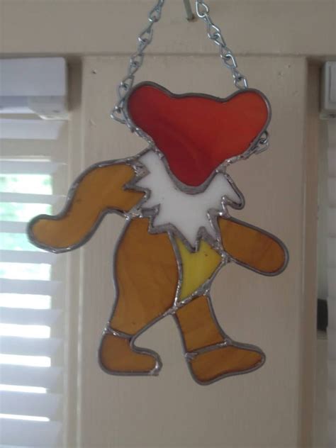 Jer Bear Stained Glass Glass