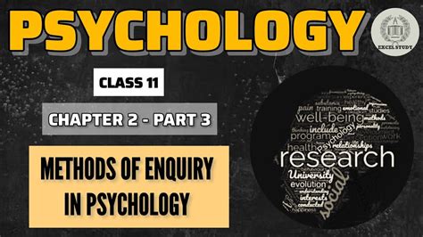 Methods Of Enquiry In Psychology Chapter Class Lec