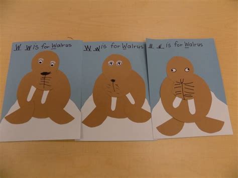 Walrus Craft For Preschoolers