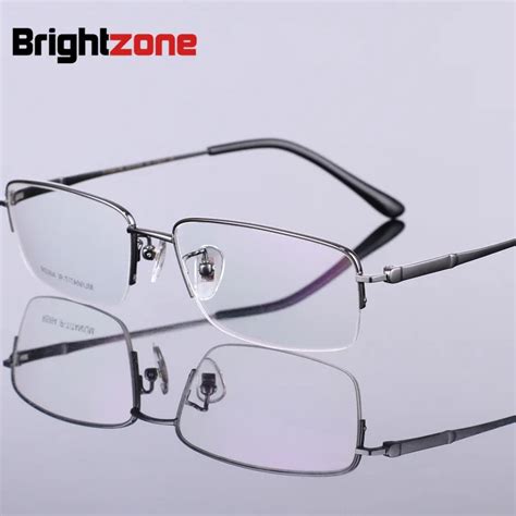 Myopia Spectacles Frame Pure Frame Pure Titanium Frame Male Danyang Half Frame Exceed Light