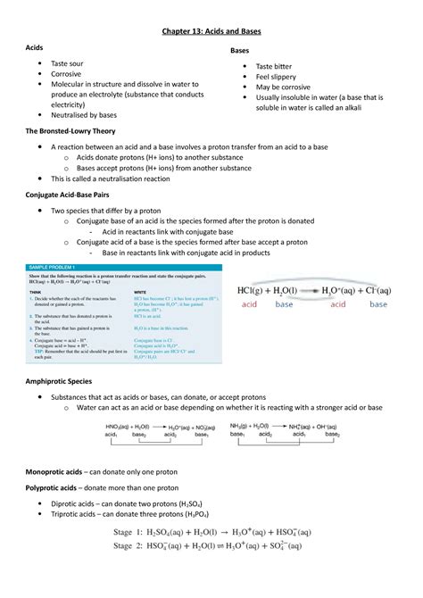 Acids Bases Revision Cobit 2019 Studocu