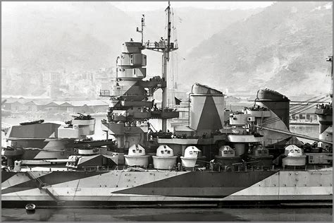 Vintage photographs of battleships, battlecruisers and cruisers ...