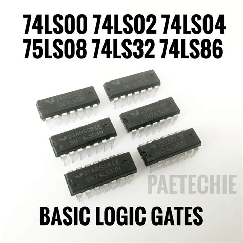 1pc Ic 74ls00 74ls02 74ls04 74ls08 74ls32 74ls86 Low Power Schottky