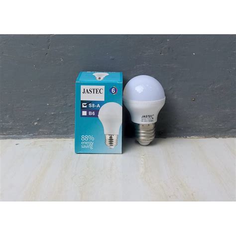 Jual Lampu Bohlam Led Bulb Bulat Jastec Watt Shopee Indonesia