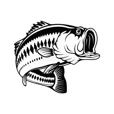 Largemouth Bass Silhouette Stock Illustrations 522 Largemouth Bass Silhouette Stock