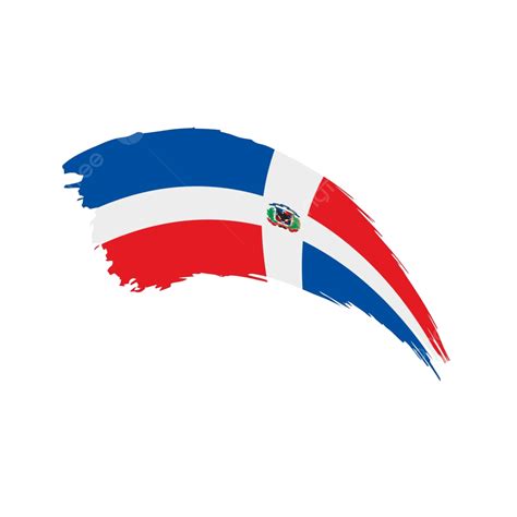 dominicana flagvector illustration wave grunge world vector wave