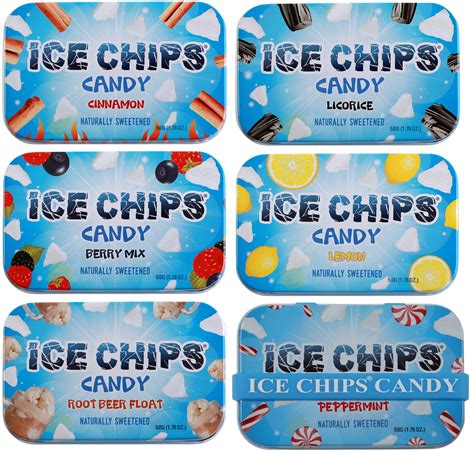 ICE CHIPS Xylitol Candy Variety Pack (6 Tins) - Walmart.com