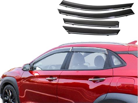 Buy 4 Pcs Car Front Rear Wind Deflectors For Hyundai Kona Encino Kauai