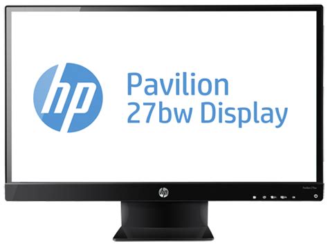 Monitor Backlit LED IPS HP Pavilion 27bw De 27 Polegadas Suporte HP