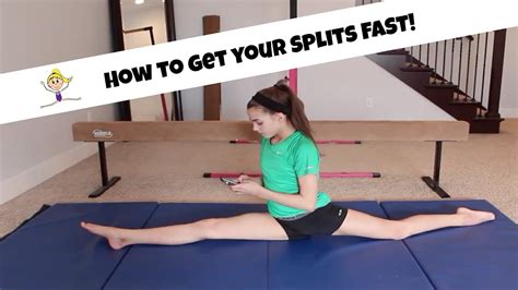 How To Get Your Splits Fast Youtube