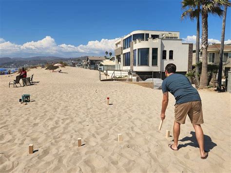 fun beach games  play  friends  travel california