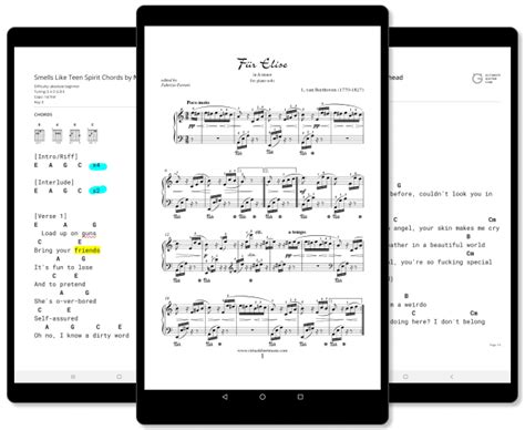 Atril Digital de Música para Android Aplicación Gobbo