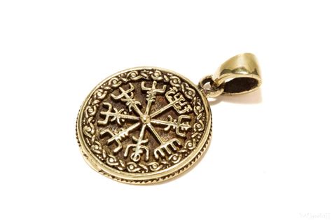 Windalf Kleiner Wikinger Anh Nger Vegvisir Cm Kompass Mit