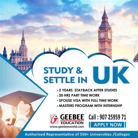 Are You Looking To Study And Settle In Uk You Can Avail The Following