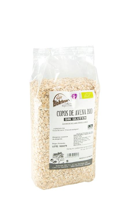 Copos De Avena Finos Sin Gluten Bio 1kg BioArtesa Web Oficial